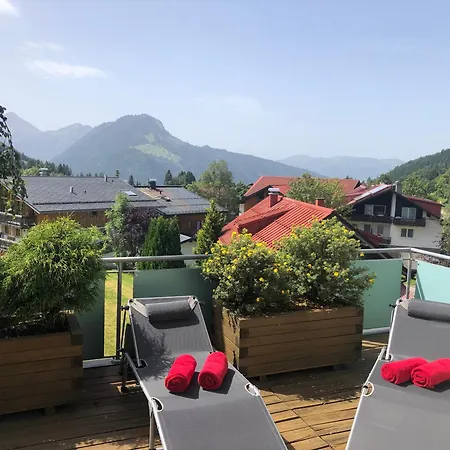 Ferienwohnung Haus Alpenblick Oberjoch Exterior foto